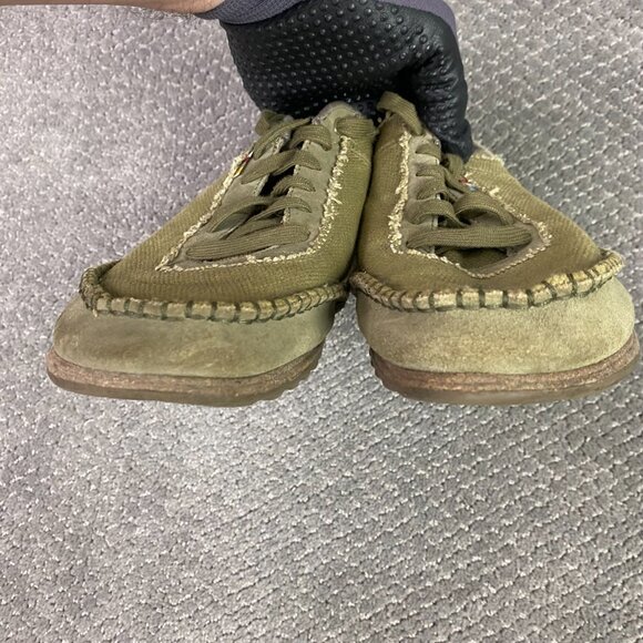 The North Face Hayden Canvas Lace Up Shoes Men's 10 Tan Cork Olive - Picture 7 of 12